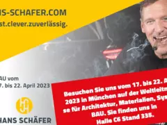 "BAU" vom 17. bis 22. April 2023 – Hans Schäfer Workwear ist dabei!